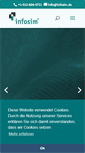 Mobile Screenshot of infosim.de